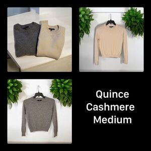 Quince Cashmere Sweater Bundle Medium